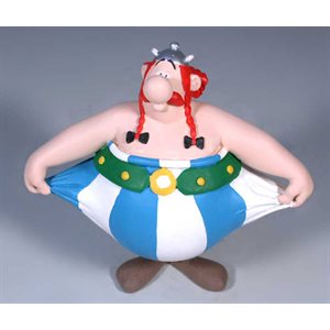 figurine Obelix holding pants
