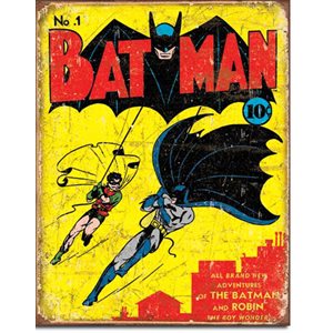 Batman #1 cover metal sign