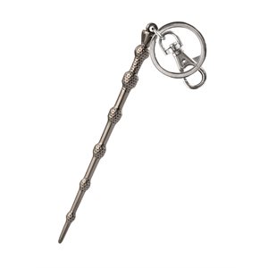 Dumbledore's Wand metal keyring