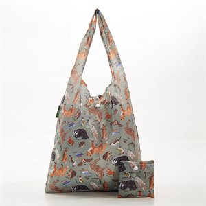 olive woodland shopping bag