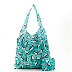 sac magasinage turquoise macareux