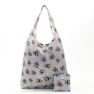 sac magasinage gris abeilles