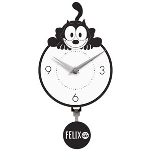 Crouching Felix 6 pendulum Clock