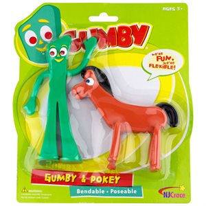 Figurine flexible Gumby & Pokey 6''