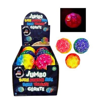 Jumbo light up high bounce ball D / 12