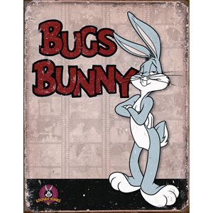 Enseigne metal Retro Bugs Bunny