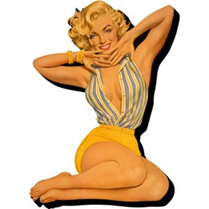 Aimant funky chunky MARILYN PIN UP