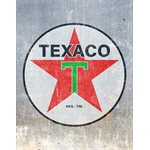 Texaco metal sign