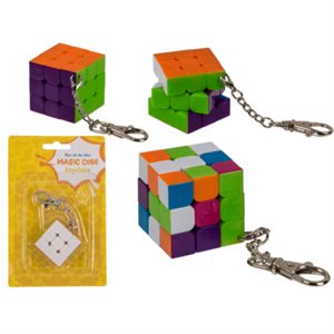 Magic cube with carabiner hook / 12