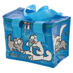 Blue simons cat lunch bag