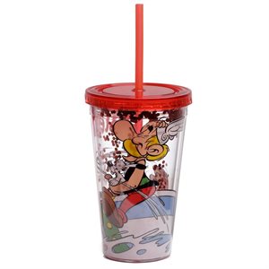 Asterix Double walled cup and straw