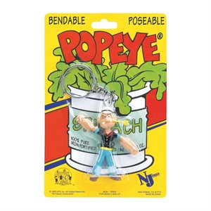 Popeye 3 Bendable Keychain