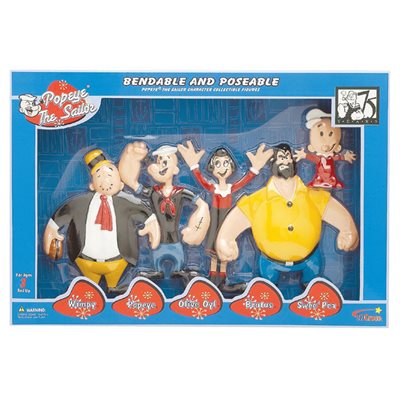 Boite de figurines famille Popeye