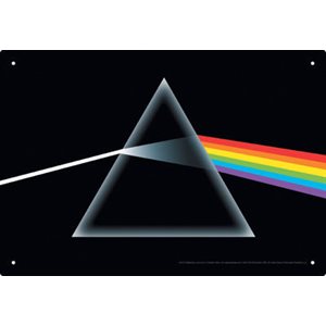 Enseigne metal Pink Floyd Dark 8x12