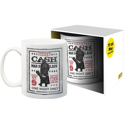 JOHNNY CASH One Night Only 11oz Mug