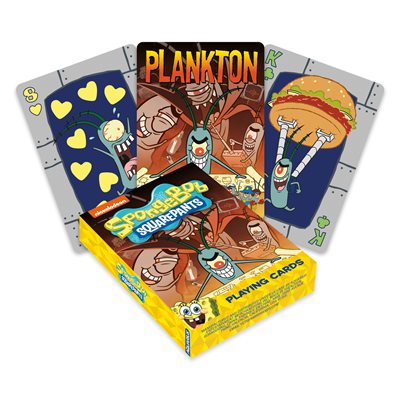 Spongebob Plankton Playing Cards
