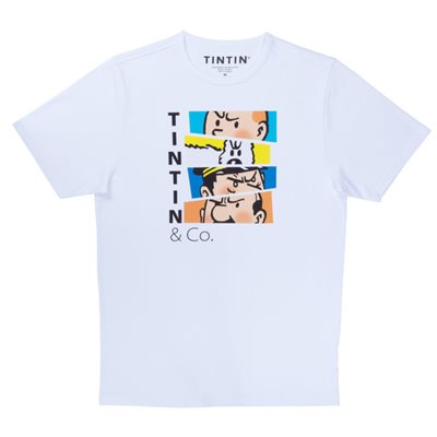 T-shirt Tintin et co couleur 10A