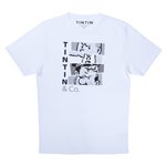 T-shirt Tintin et co noir et blanc L
