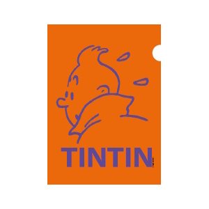 Chemise plast Tintin Orange#