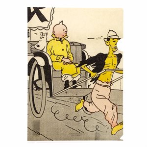 Plas. Tintin folder Lotus - 1935