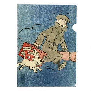 Chemise plast Tintin valise - 1935
