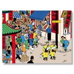 Affiche Dupond et Dupont chinois 60x80 #