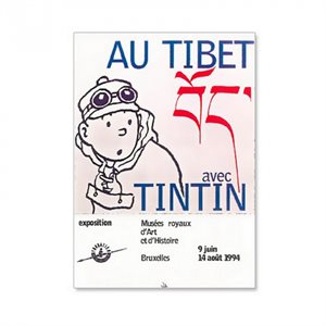 Affiche expo Tibet BXL 30x40 FR