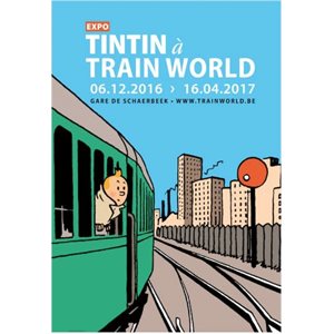 Affiche tentoonsteling train world 60x40