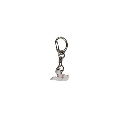 Porte-cle Milou couche 3cm