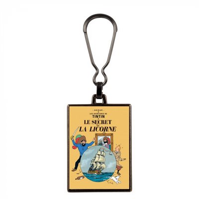 Porte-cle metal Le Secret de la Licorne