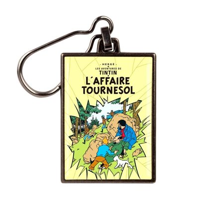 Porte-cle metal Affaire Tournesol