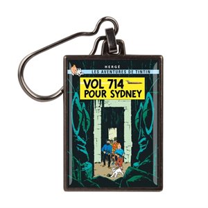 Metal Keychain flight 714 for Sydney