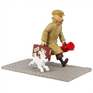 Tintin They arrive statuette 20cm