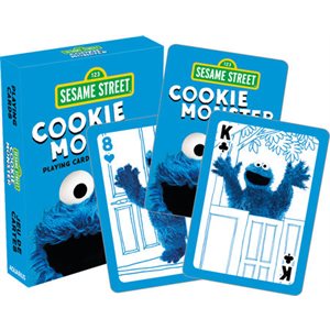 SESAME ST - COOKIE MONSTER Playing Cards