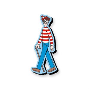 Funky chunky Wheres Waldo walk magnet